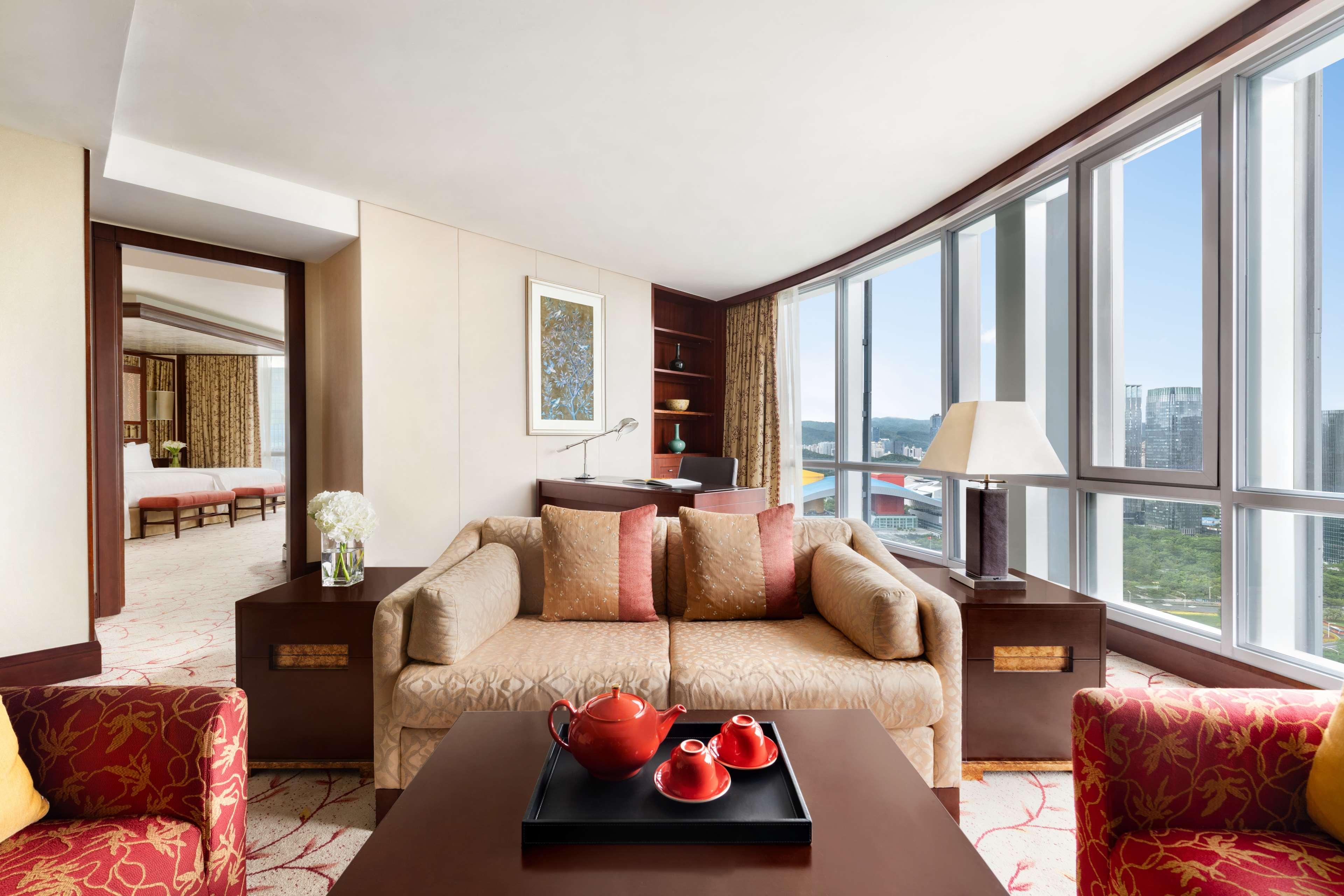 Futian Shangri-La, Shenzhen,Near To Shenzhen Convention&Exhibition Centre, Futian Railway Station Εξωτερικό φωτογραφία